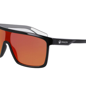 Dragon Momentum Glasses (2024) - Black wLUMALENS Red Ion Polar